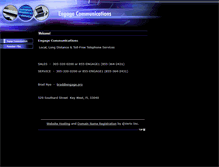 Tablet Screenshot of engage-communications.net
